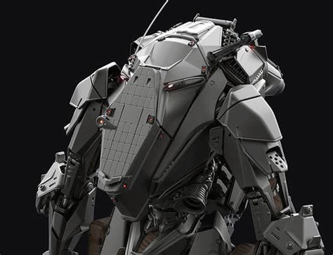mecha 3d model.